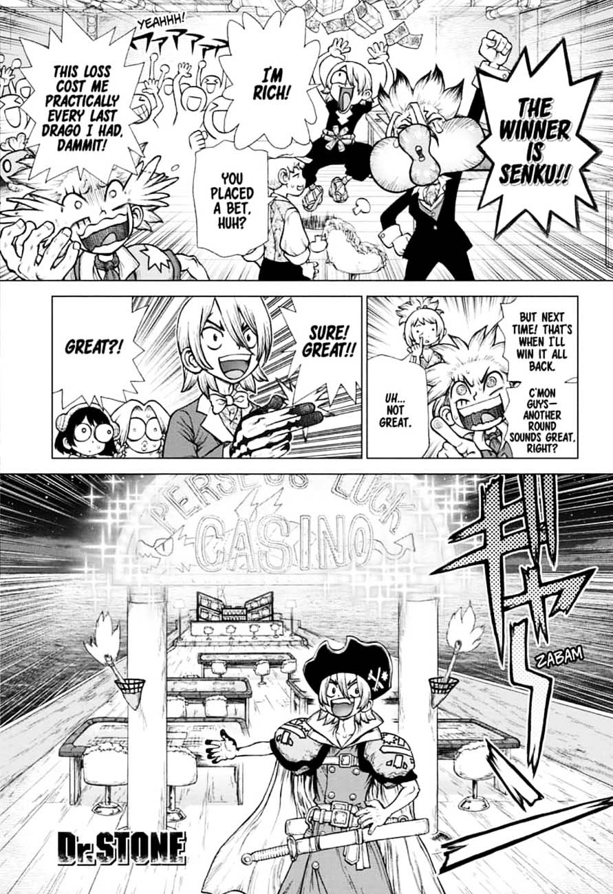 Dr. Stone Manga Chapter 145 page 1 - Bar Francois