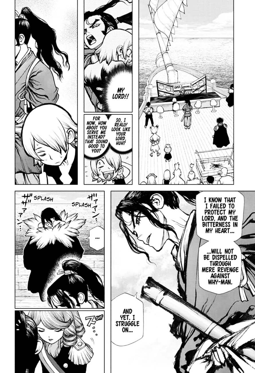 Dr. Stone Manga Chapter 146 page 12 - Bar Francois: Bitters