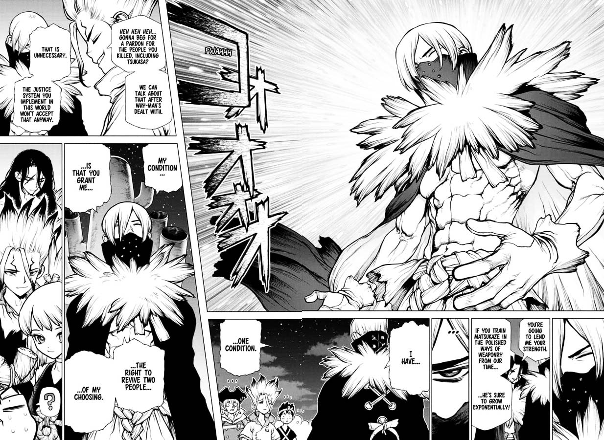 Dr. Stone Manga Chapter 146 page 16 - Bar Francois: Bitters