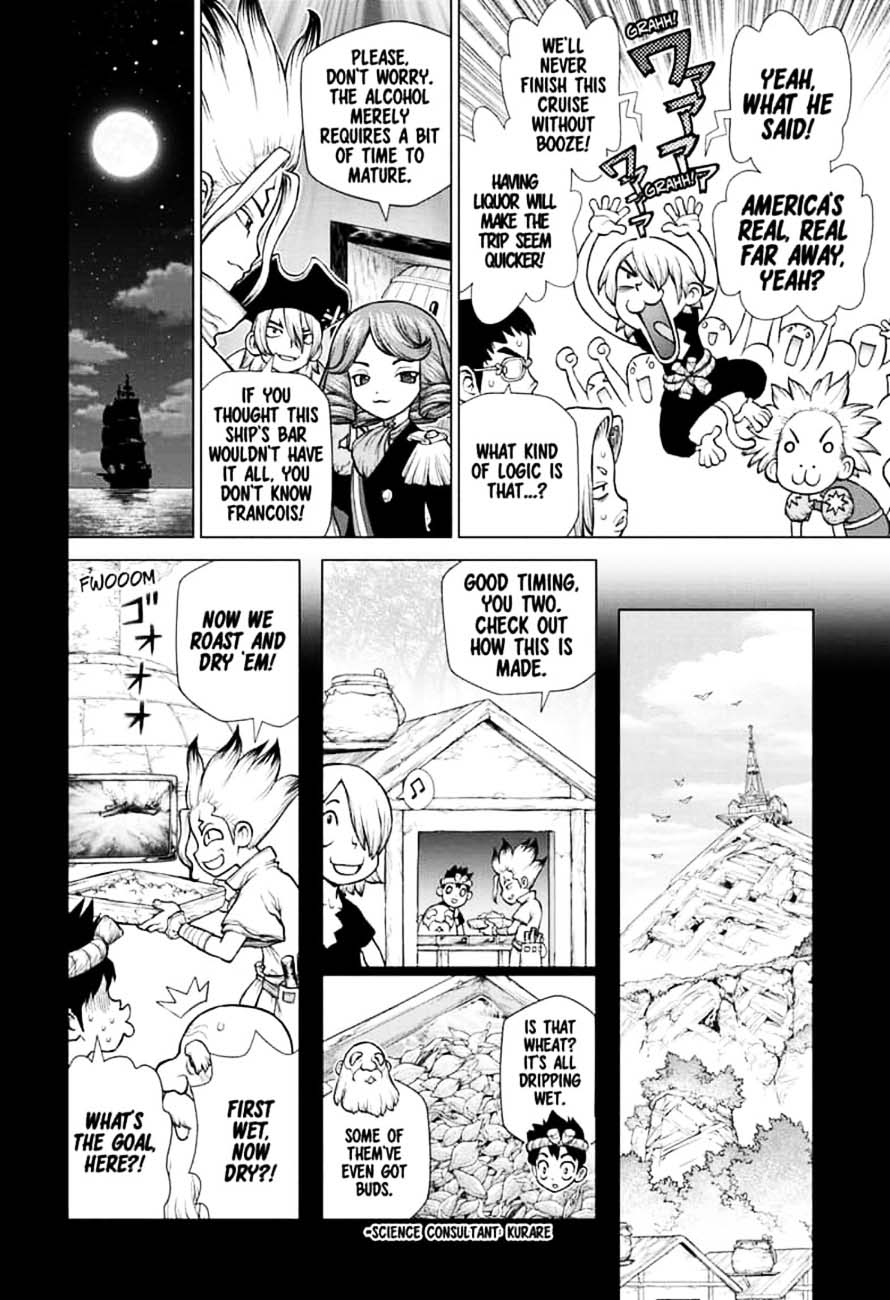 Dr. Stone Manga Chapter 146 page 2 - Bar Francois: Bitters