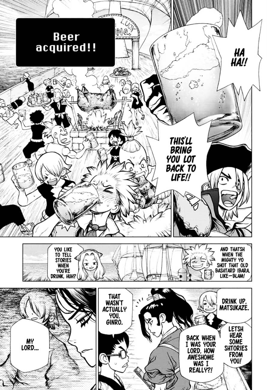 Dr. Stone Manga Chapter 146 page 5 - Bar Francois: Bitters