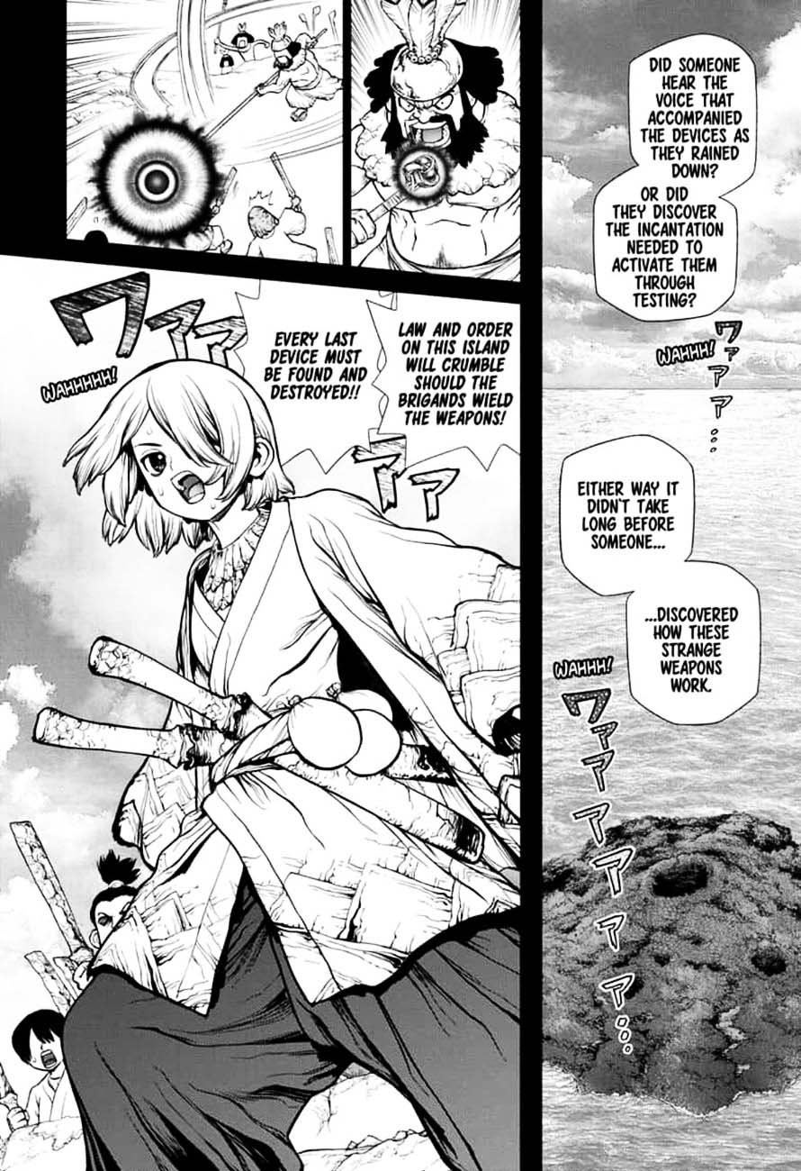Dr. Stone Manga Chapter 146 page 7 - Bar Francois: Bitters