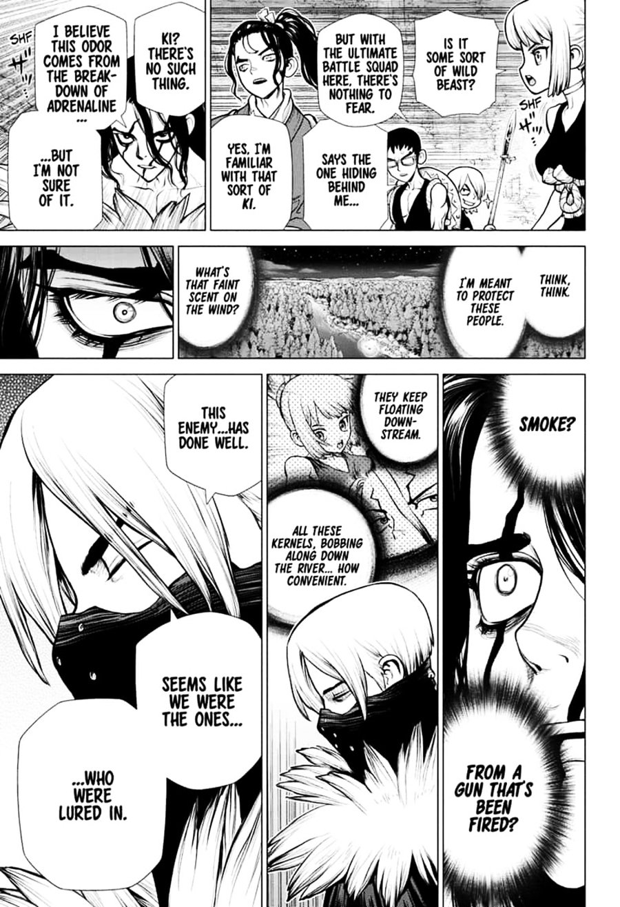 Dr. Stone Manga Chapter 149 page 11 - Light Lure in Darkness