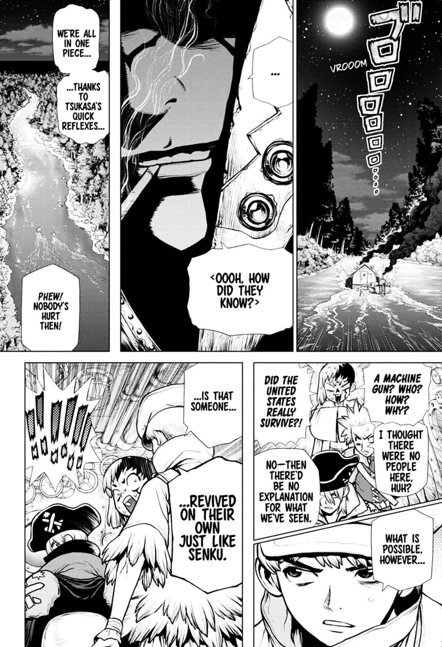 Dr. Stone Manga Chapter 149 page 16 - Light Lure in Darkness