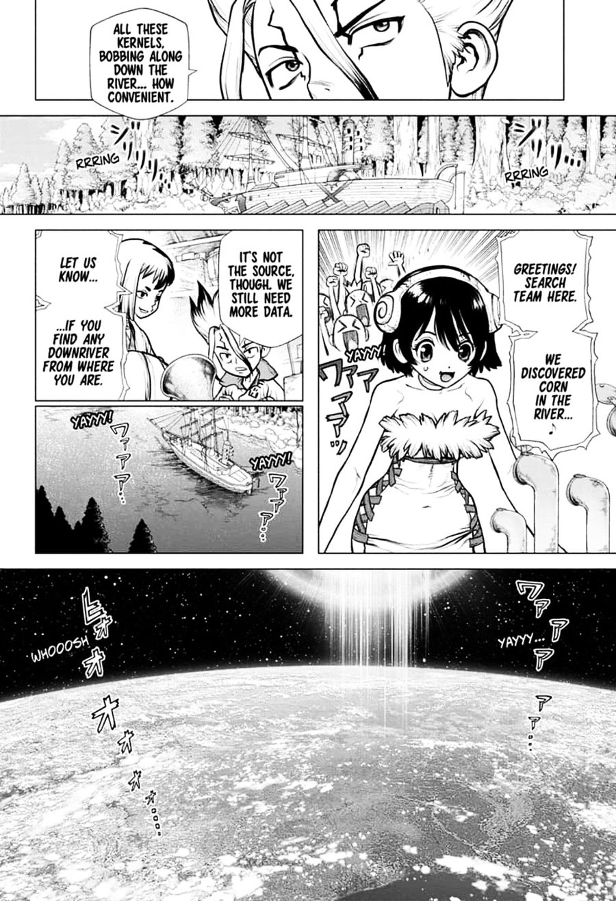 Dr. Stone Manga Chapter 149 page 4 - Light Lure in Darkness