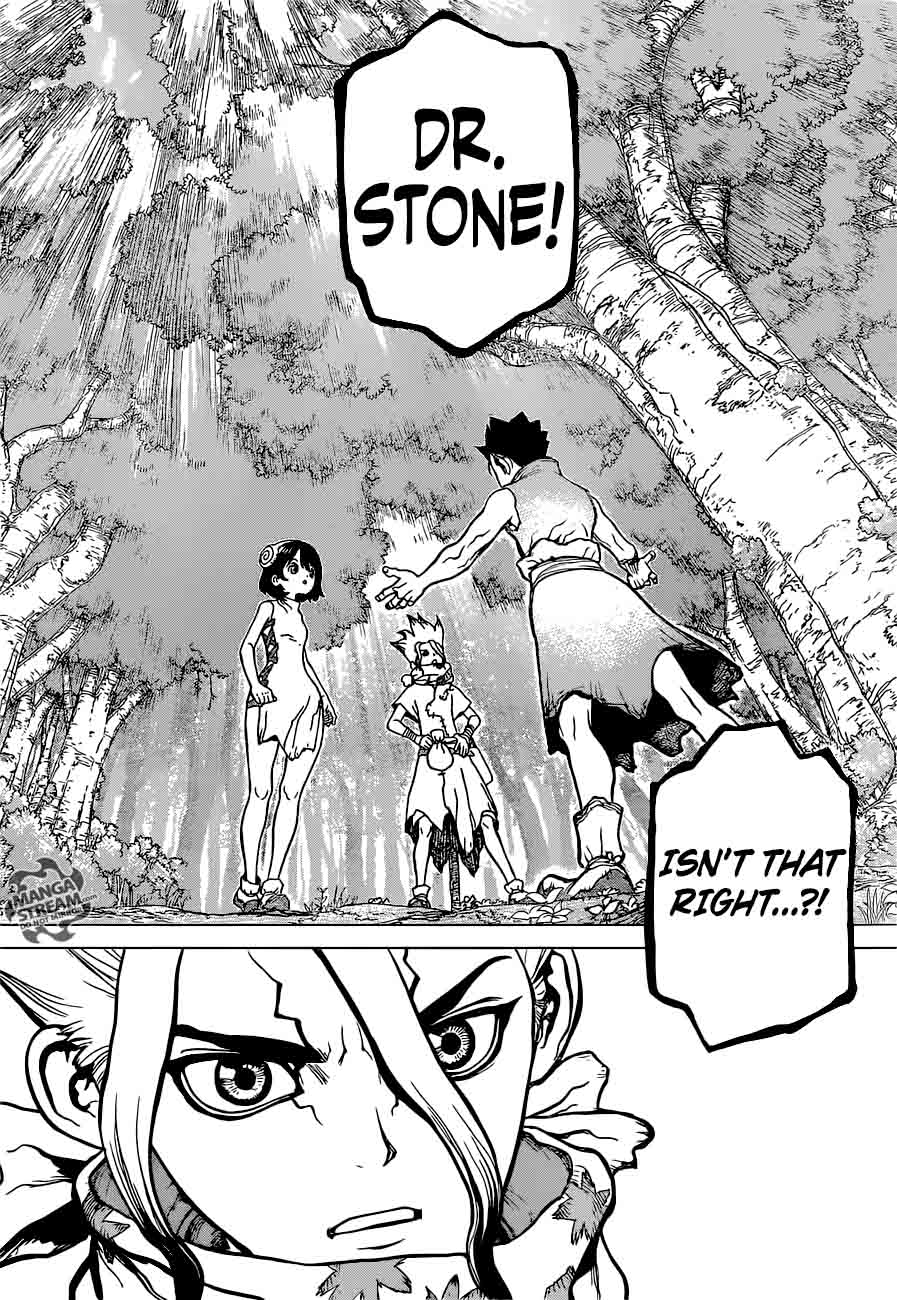 Dr. Stone Manga Chapter 15 page 8 - Two Kingdoms of the Stone World