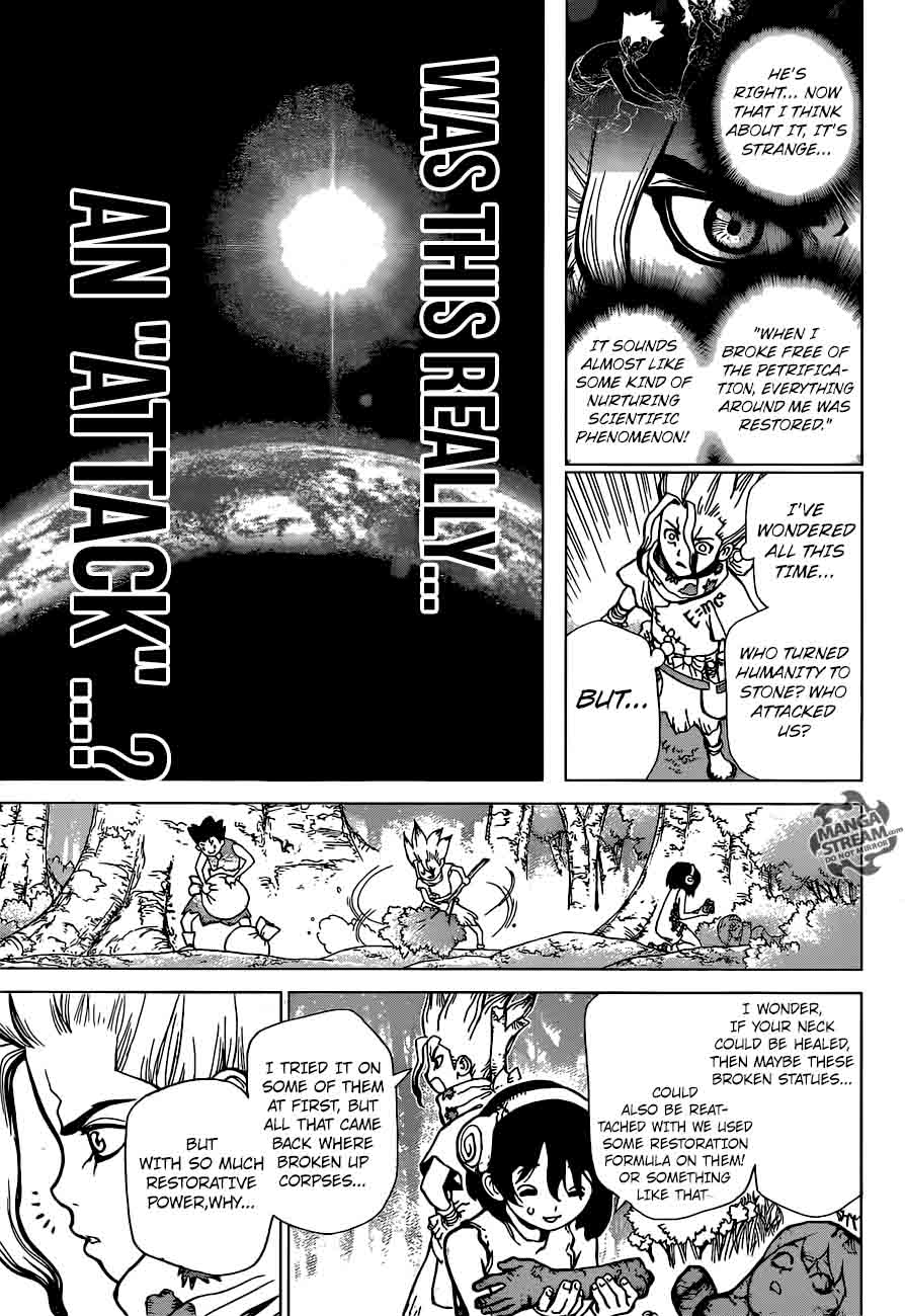 Dr. Stone Manga Chapter 15 page 9 - Two Kingdoms of the Stone World