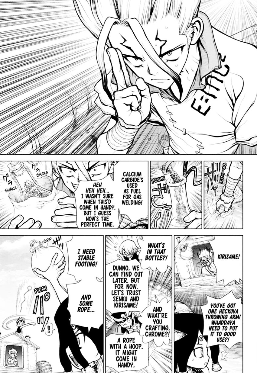 Dr. Stone Manga Chapter 150 page 10 - Righteous Science-User