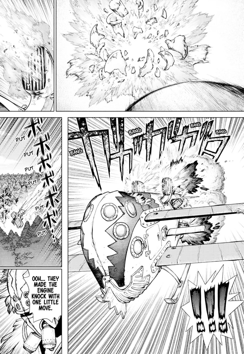 Dr. Stone Manga Chapter 150 page 12 - Righteous Science-User