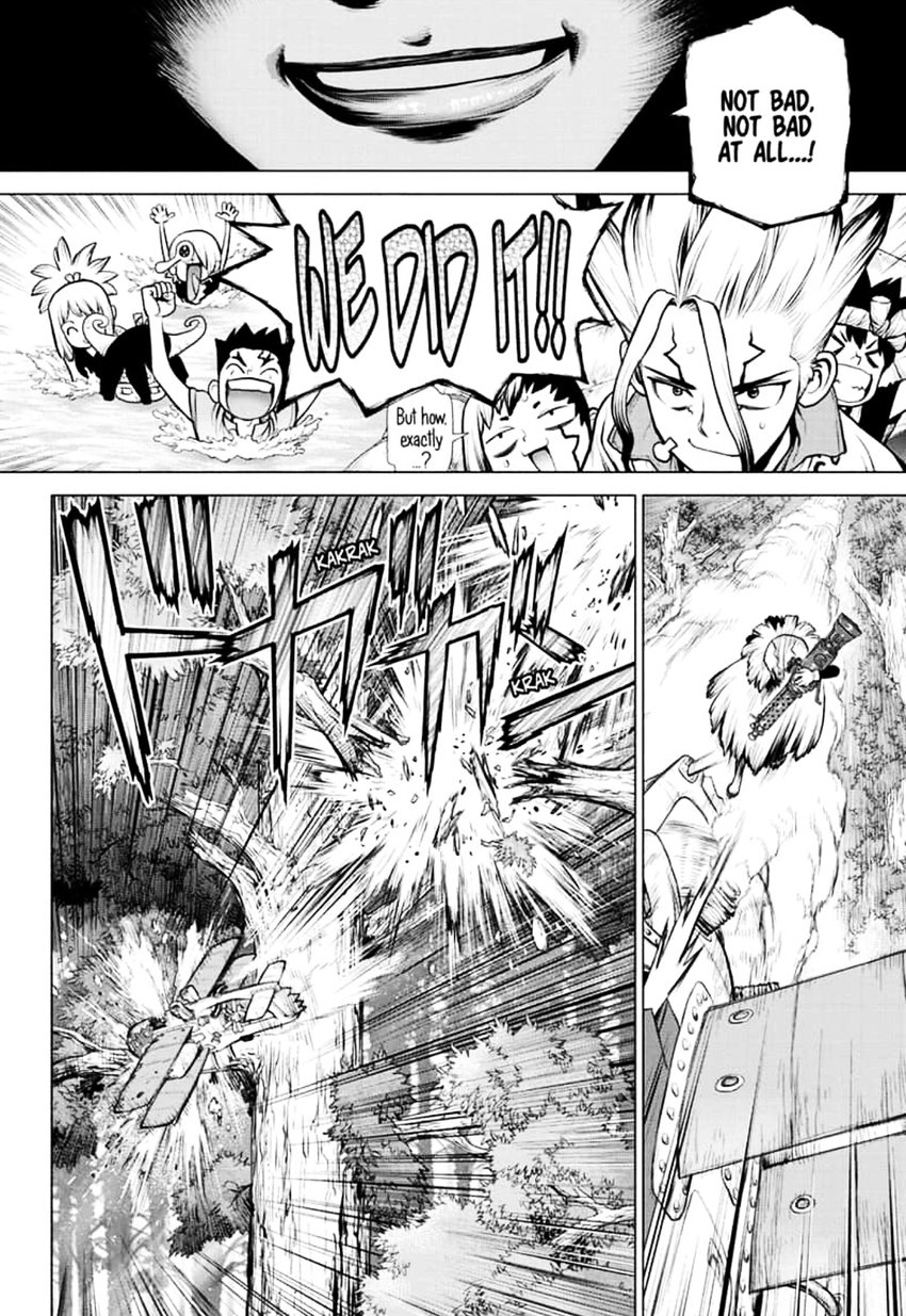 Dr. Stone Manga Chapter 150 page 13 - Righteous Science-User