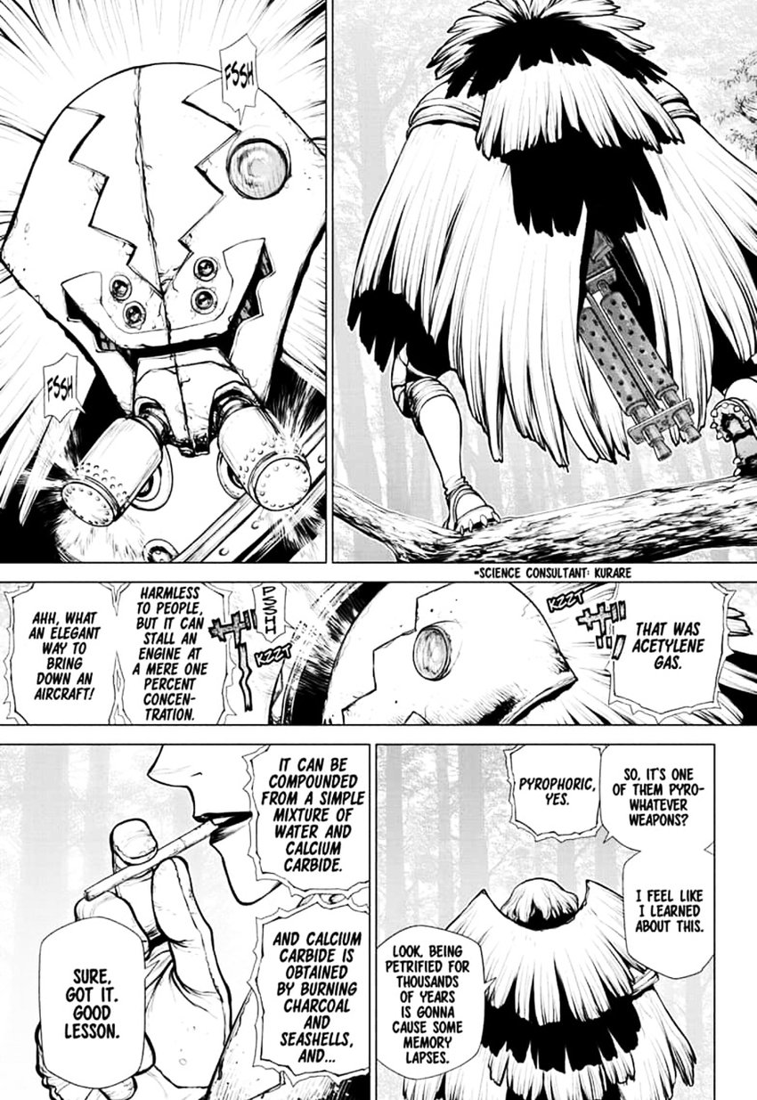 Dr. Stone Manga Chapter 150 page 14 - Righteous Science-User