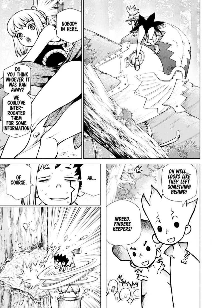 Dr. Stone Manga Chapter 150 page 17 - Righteous Science-User