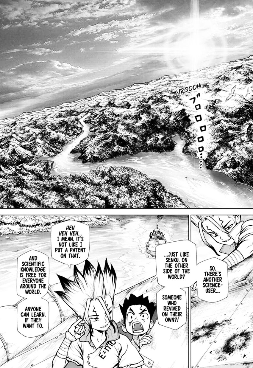 Dr. Stone Manga Chapter 150 page 2 - Righteous Science-User