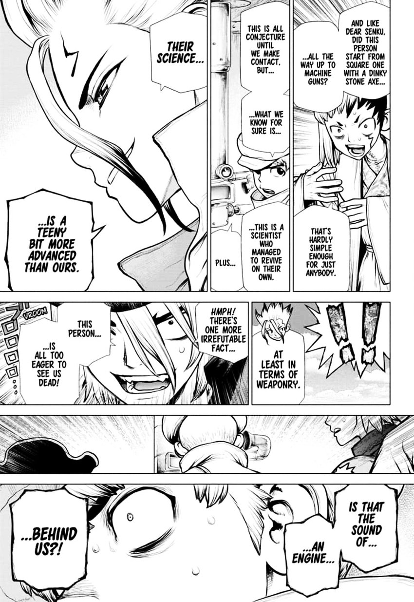 Dr. Stone Manga Chapter 150 page 3 - Righteous Science-User