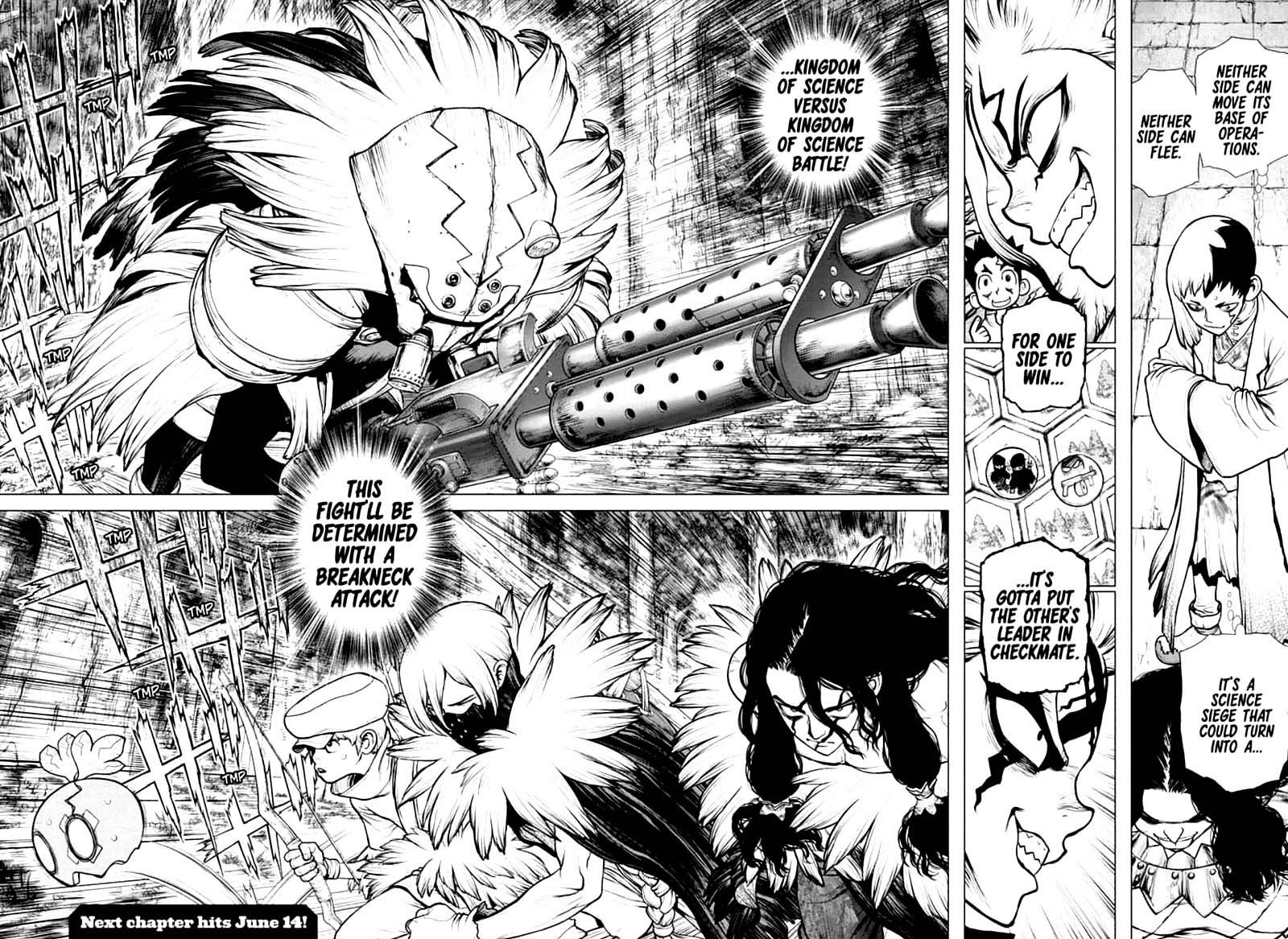 Dr. Stone Manga Chapter 153 page 16 - War Game