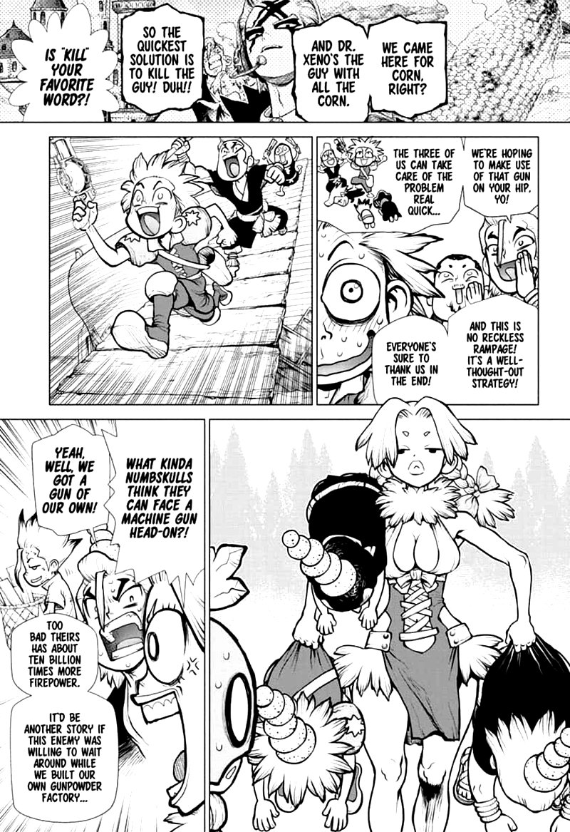 Dr. Stone Manga Chapter 153 page 3 - War Game