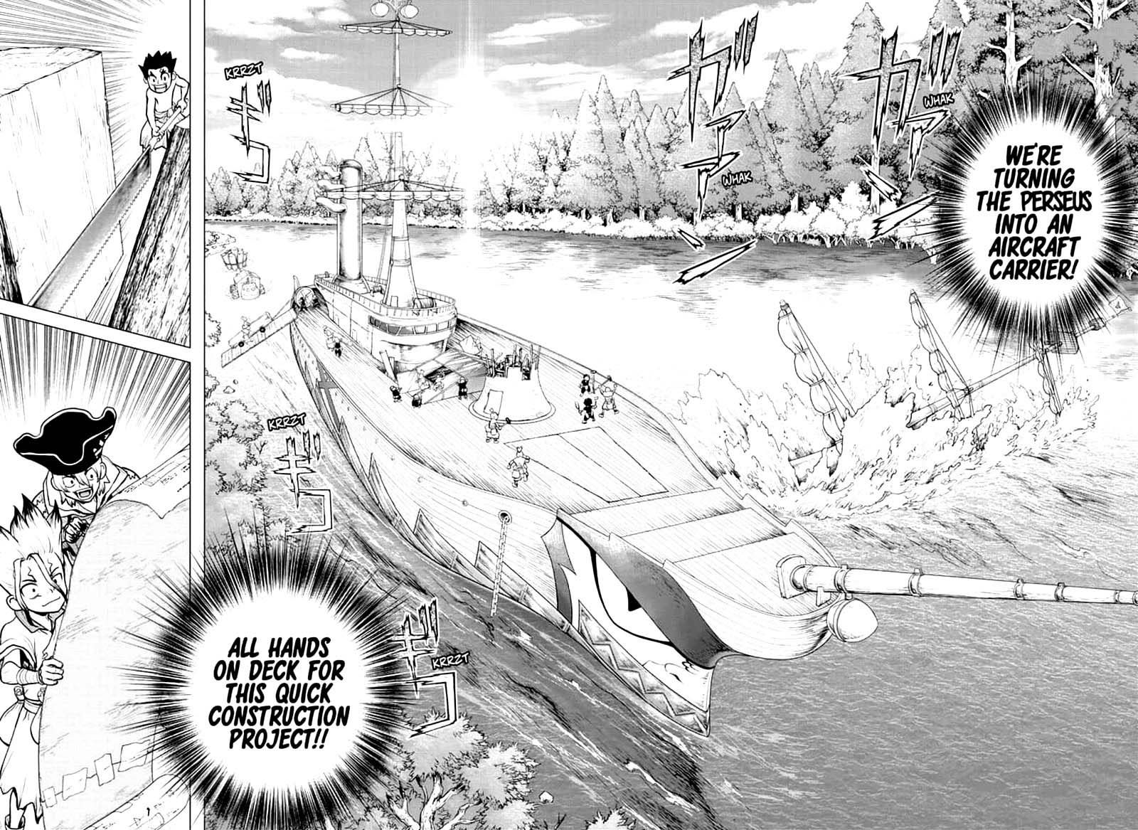 Dr. Stone Manga Chapter 153 page 7 - War Game