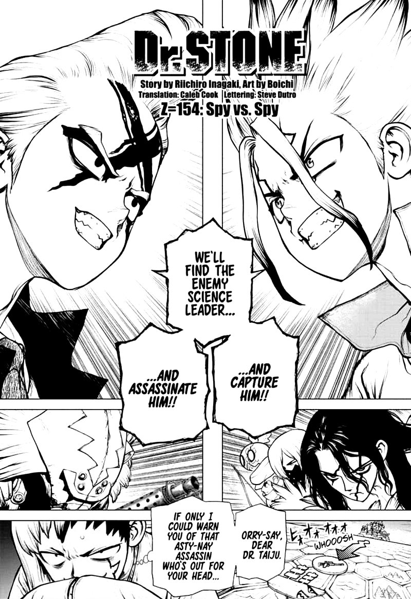 Dr. Stone Manga Chapter 154 page 1 - Spy vs. Spy