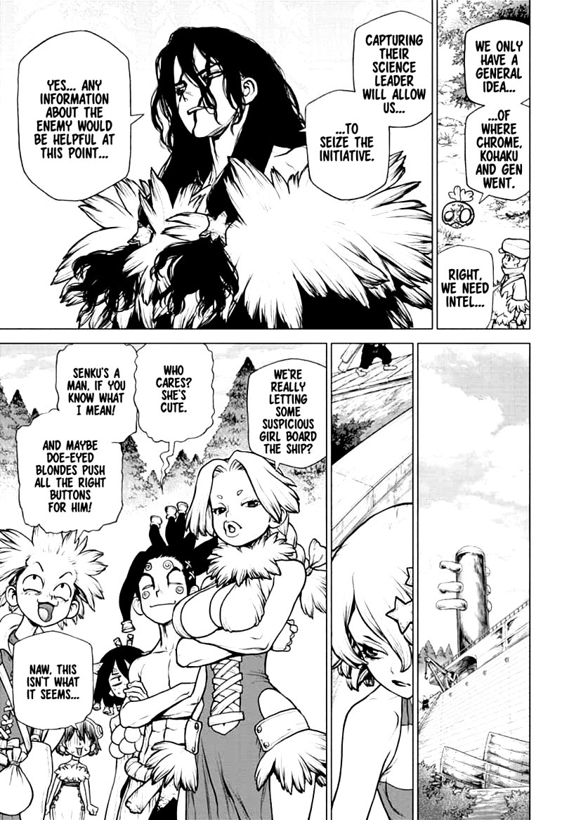 Dr. Stone Manga Chapter 154 page 15 - Spy vs. Spy