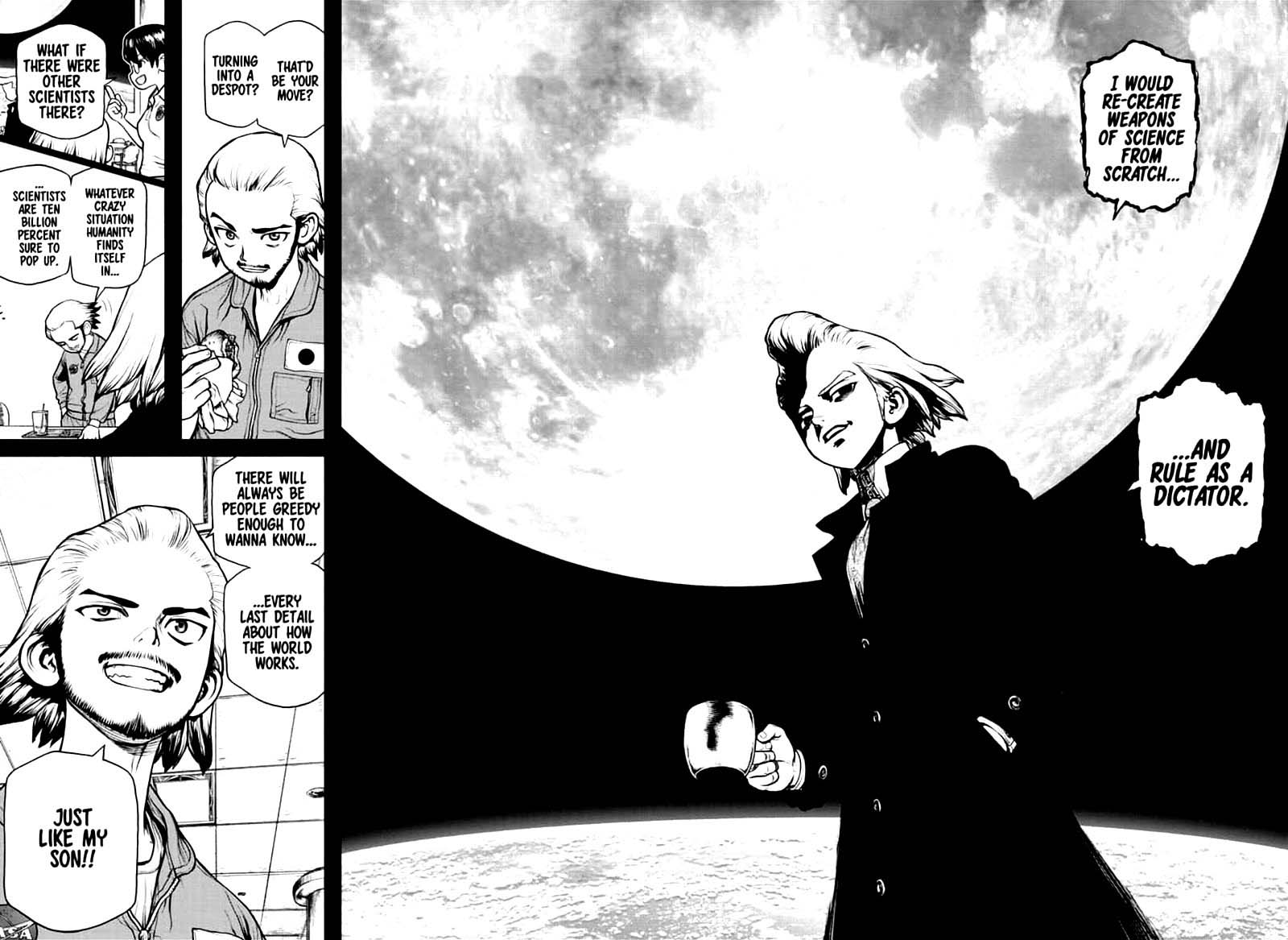 Dr. Stone Manga Chapter 156 page 14 - Two Scientists