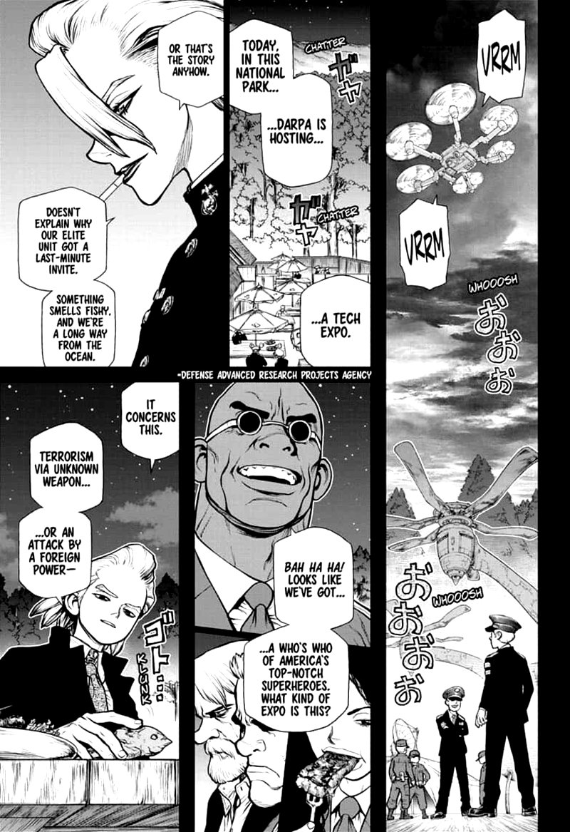 Dr. Stone Manga Chapter 157 page 6 - Same Time, Same Place