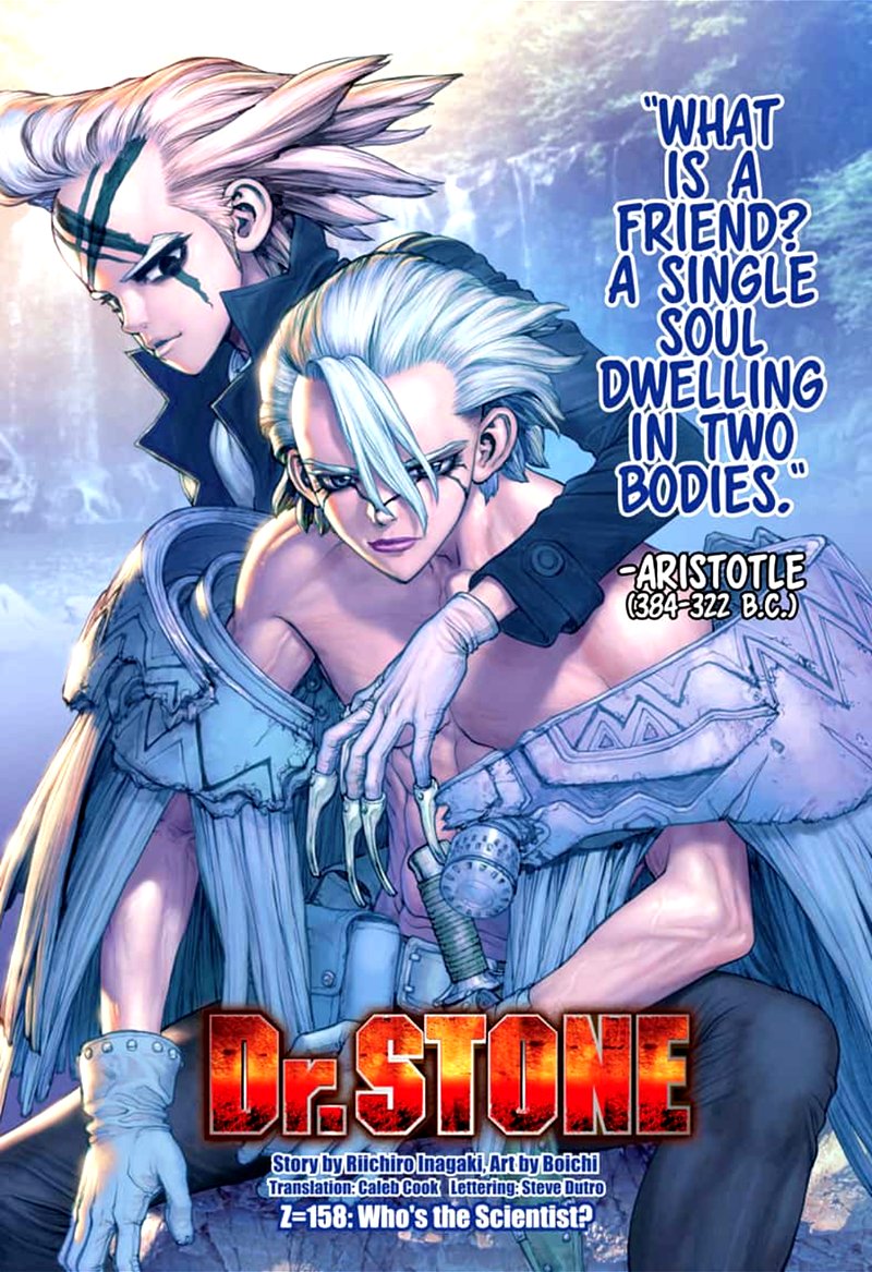 Dr. Stone Manga Chapter 158 page 1 - Who is the Scientist?