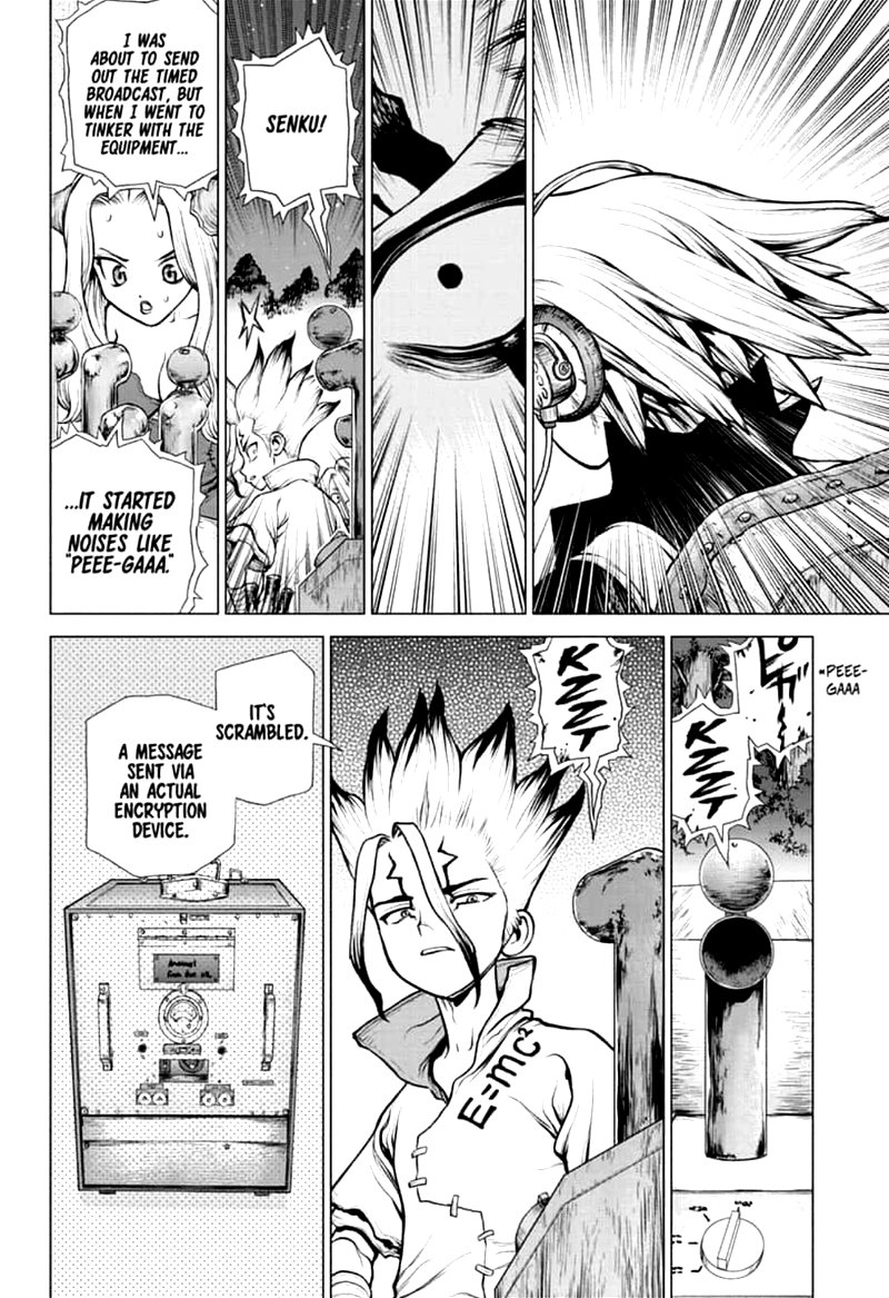 Dr. Stone Manga Chapter 158 page 13 - Who is the Scientist?