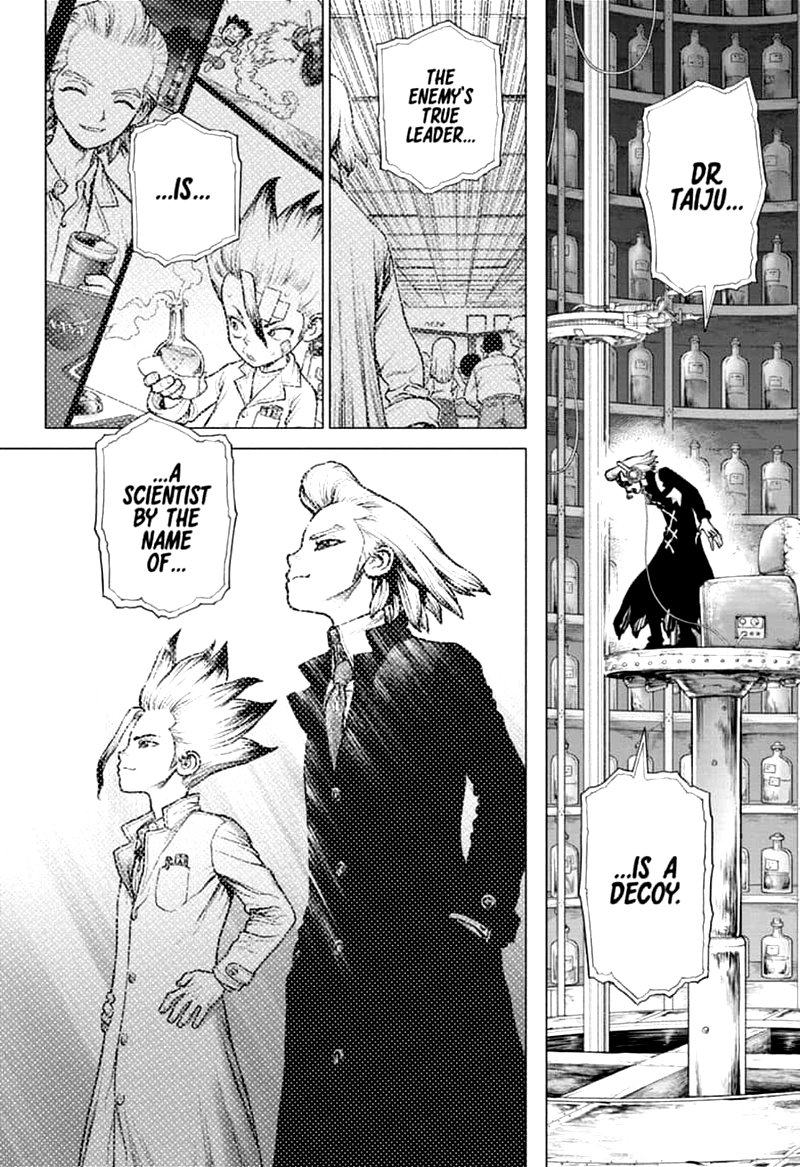 Dr. Stone Manga Chapter 158 page 17 - Who is the Scientist?