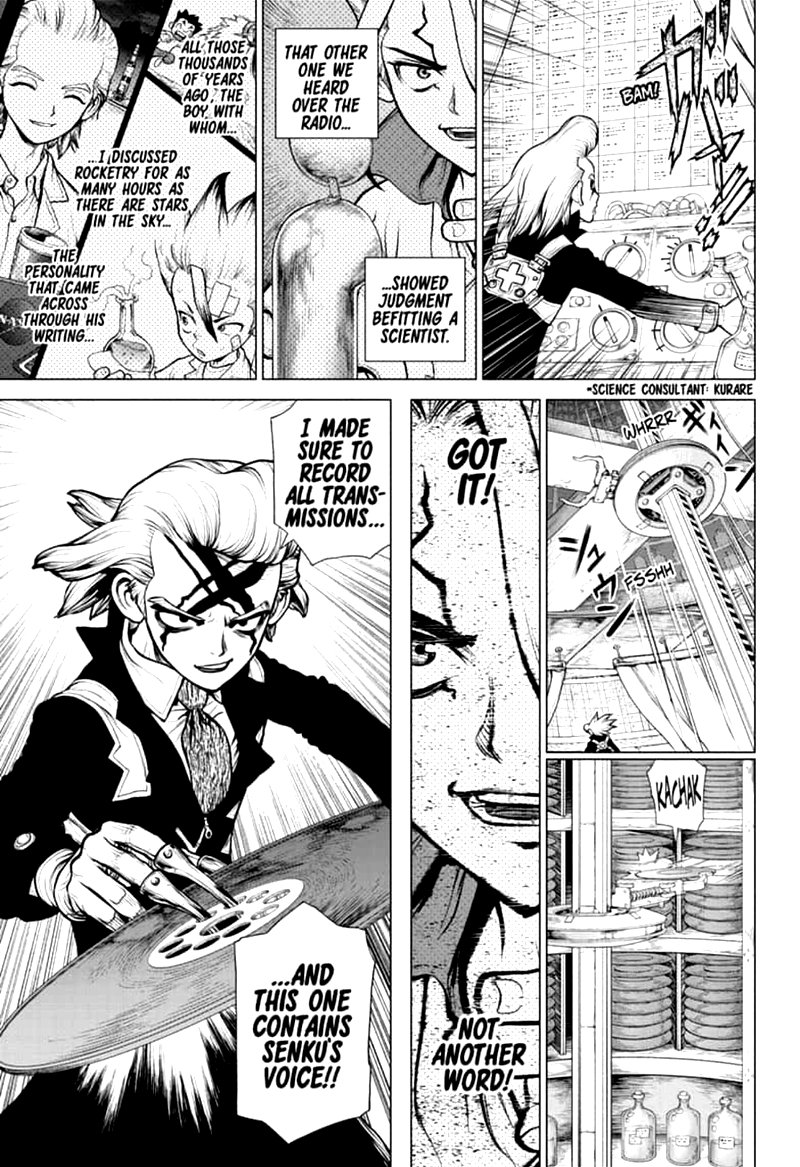 Dr. Stone Manga Chapter 159 page 3 - Lock On
