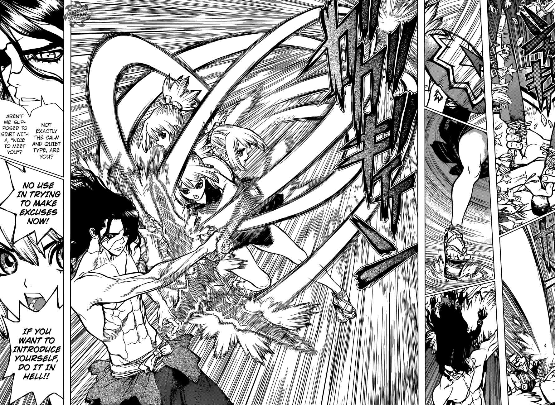 Dr. Stone Manga Chapter 16 page 4 - Kohaku