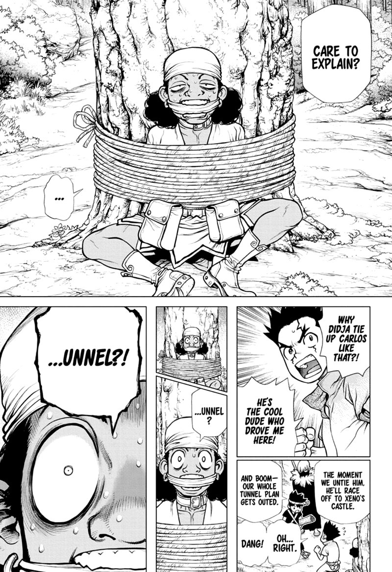 Dr. Stone Manga Chapter 162 page 15 - Down the Earth-Stained Path