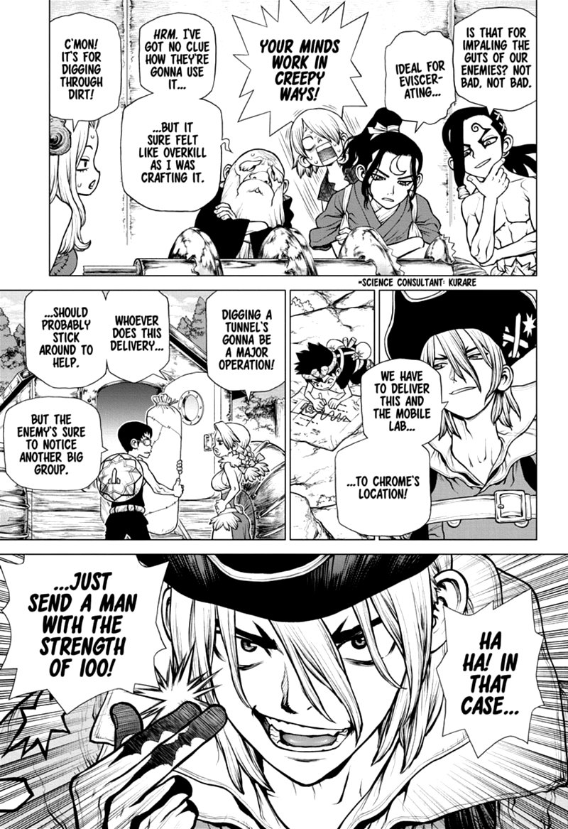 Dr. Stone Manga Chapter 162 page 5 - Down the Earth-Stained Path