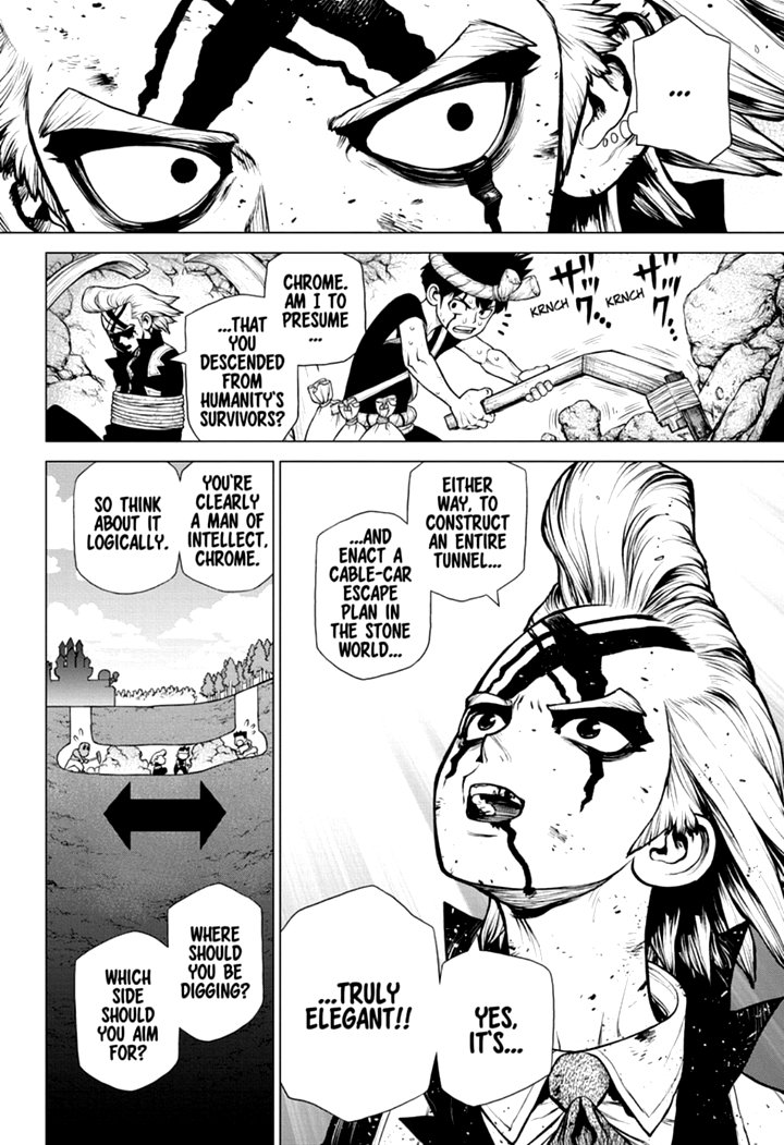 Dr. Stone Manga Chapter 167 page 11 - Different Strokes