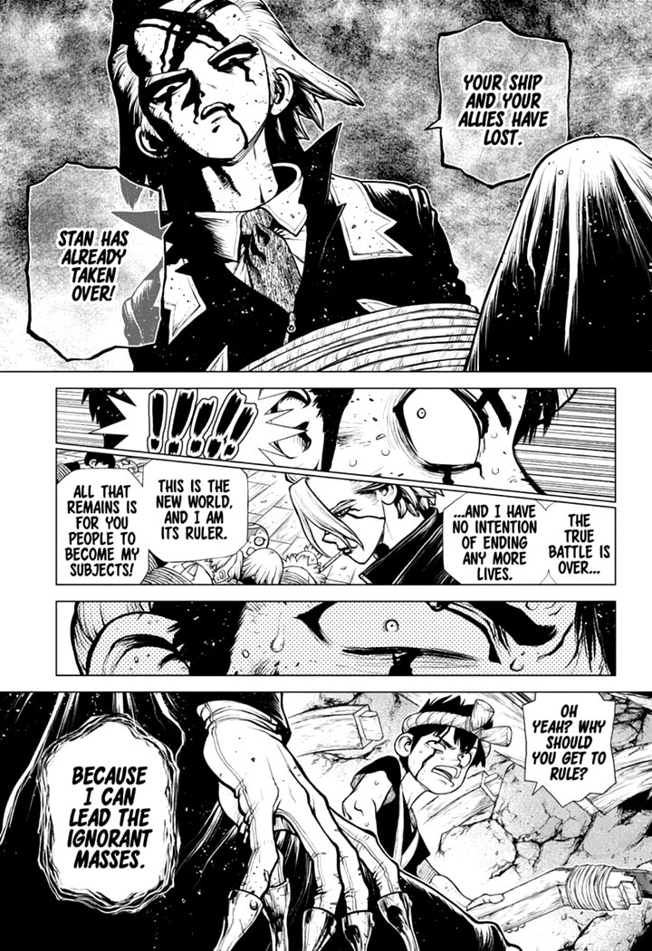 Dr. Stone Manga Chapter 167 page 12 - Different Strokes