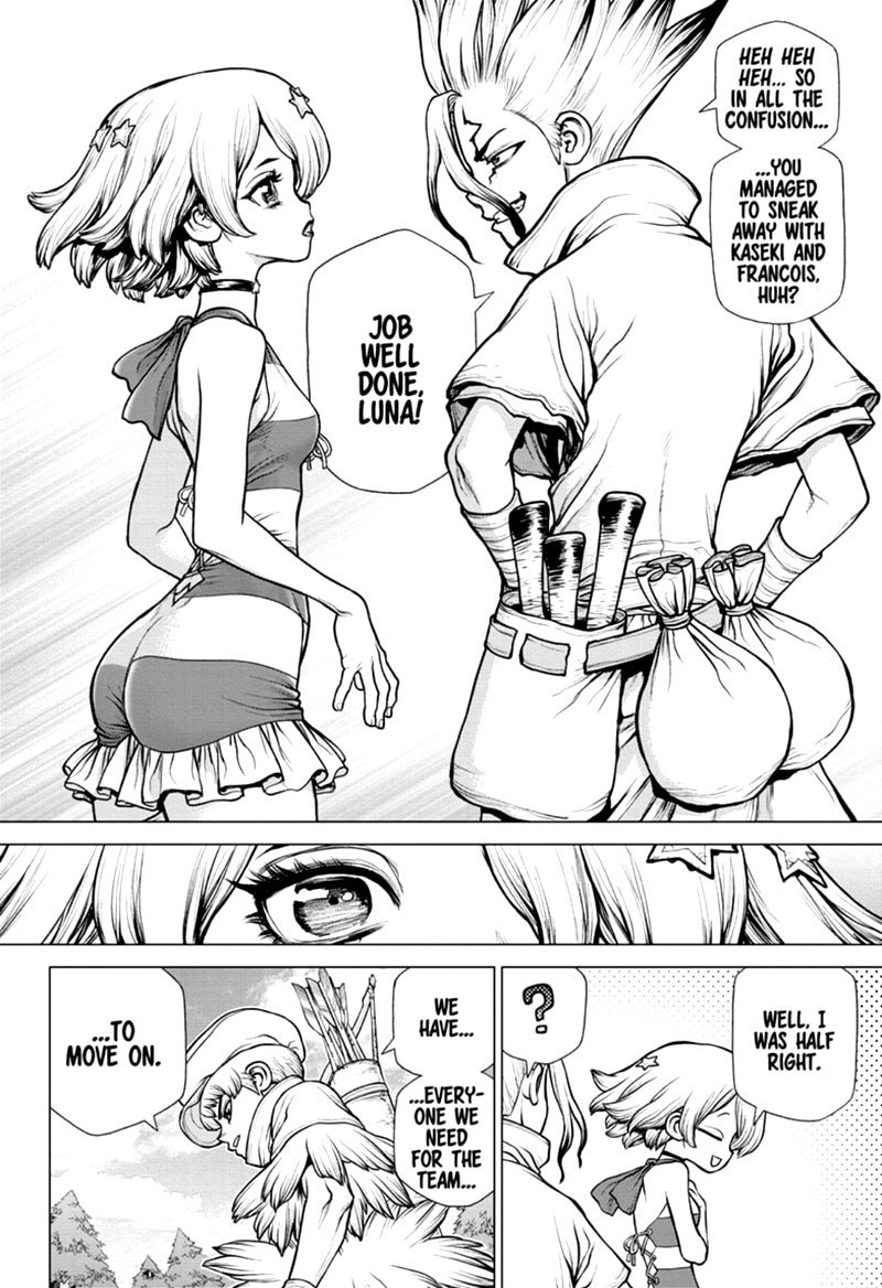 Dr. Stone Manga Chapter 168 page 11 - Corn City: Population One Million