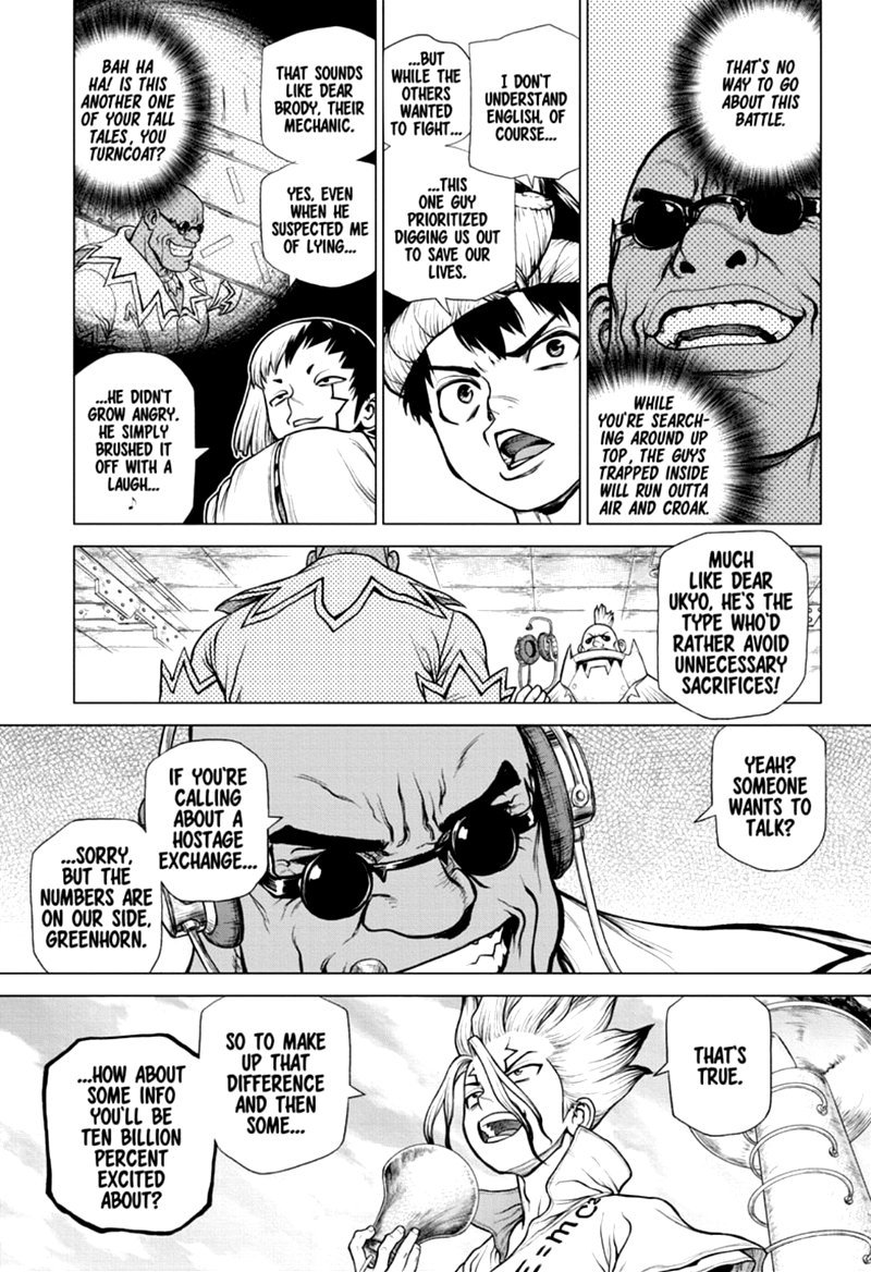 Dr. Stone Manga Chapter 168 page 16 - Corn City: Population One Million