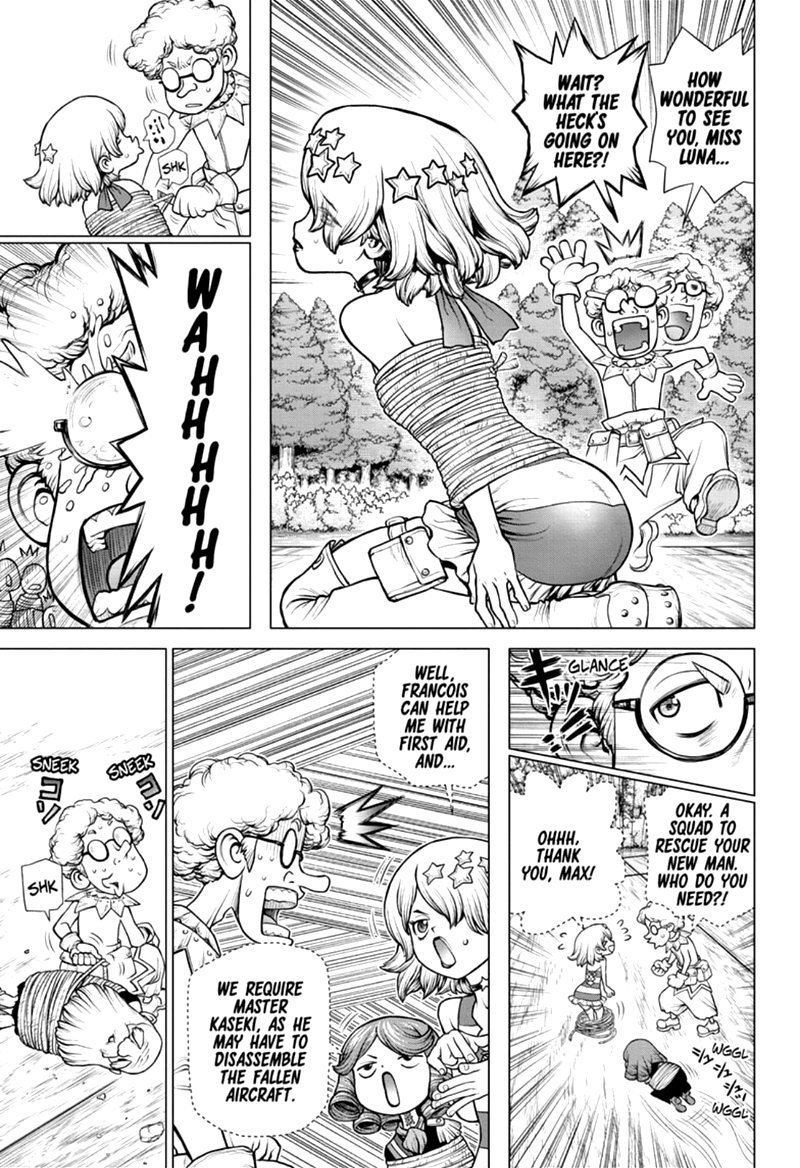 Dr. Stone Manga Chapter 168 page 3 - Corn City: Population One Million