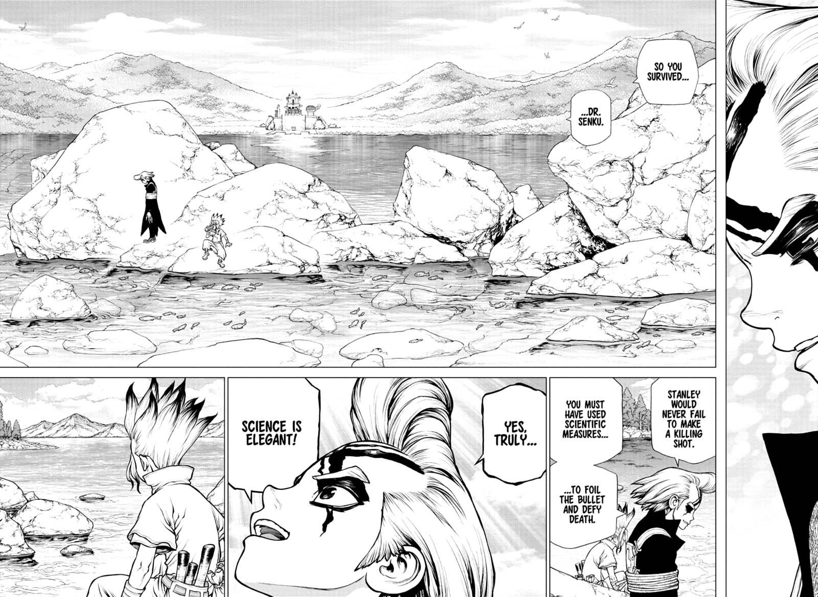 Dr. Stone Manga Chapter 168 page 8 - Corn City: Population One Million