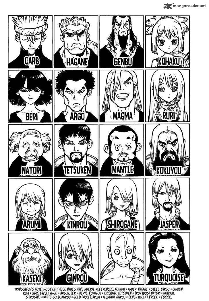 Dr. Stone Manga Chapter 17 page 10 - Nasty Looks