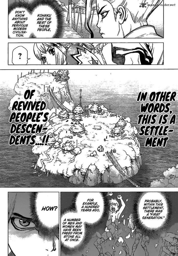 Dr. Stone Manga Chapter 17 page 12 - Nasty Looks