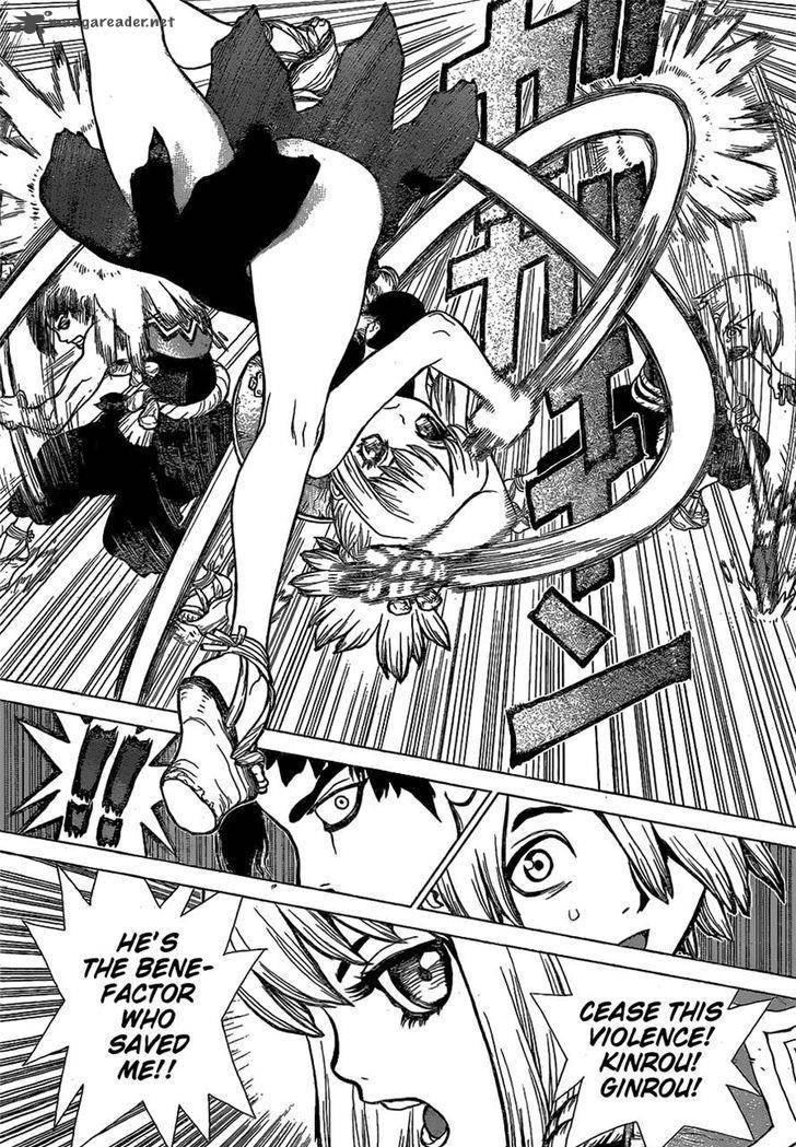 Dr. Stone Manga Chapter 17 page 14 - Nasty Looks