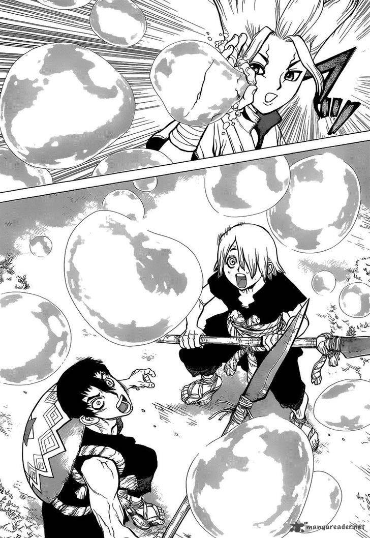 Dr. Stone Manga Chapter 17 page 17 - Nasty Looks