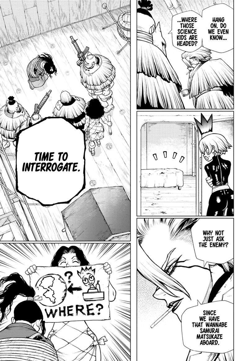 Dr. Stone Manga Chapter 170 page 10 - Staring Up at the Same Moon