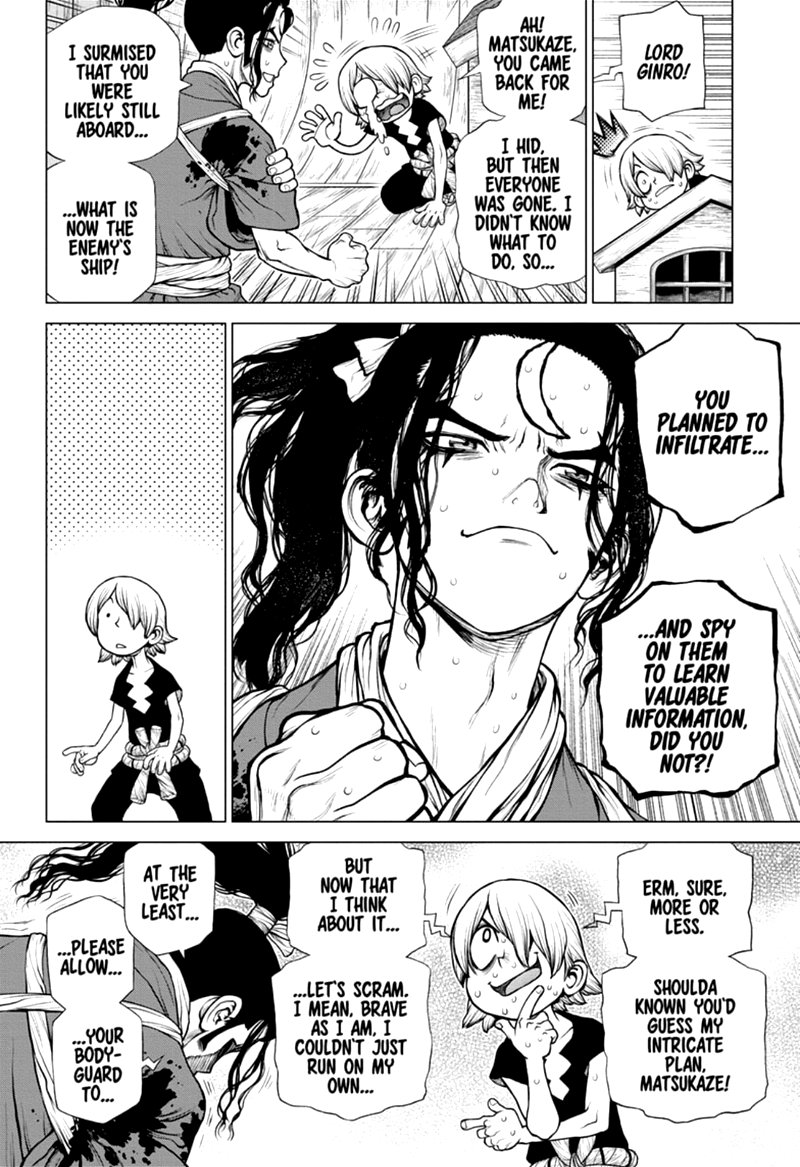 Dr. Stone Manga Chapter 170 page 6 - Staring Up at the Same Moon