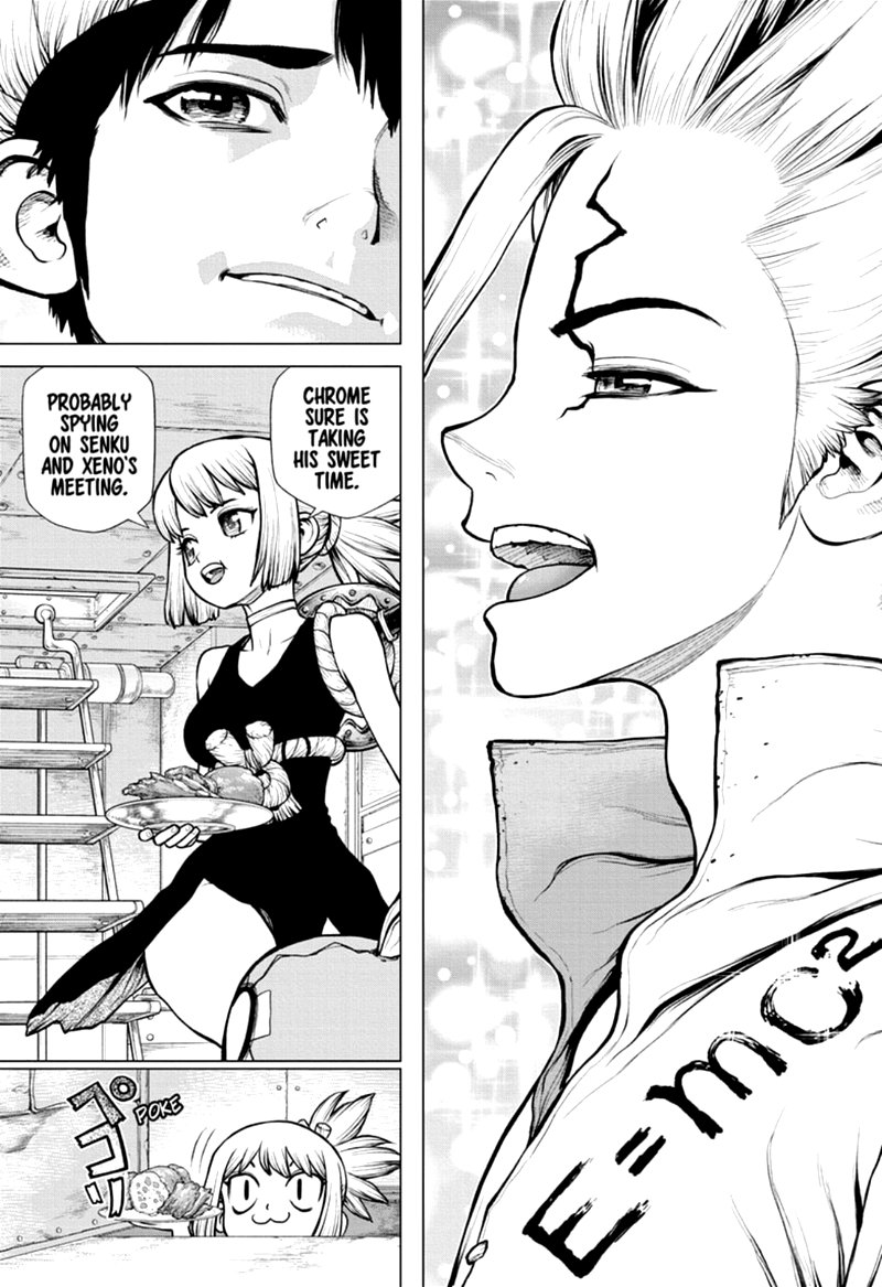 Dr. Stone Manga Chapter 171 page 13 - Staring at the Same Light