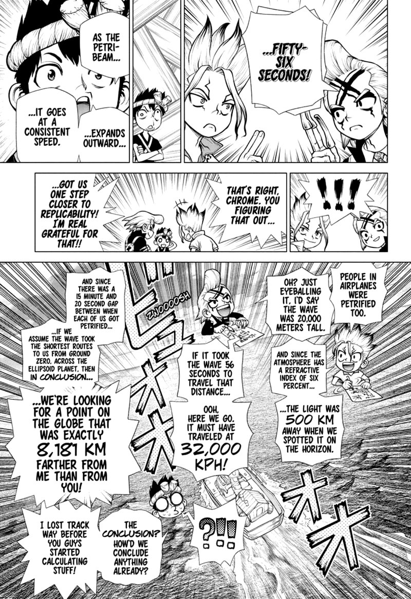 Dr. Stone Manga Chapter 171 page 15 - Staring at the Same Light
