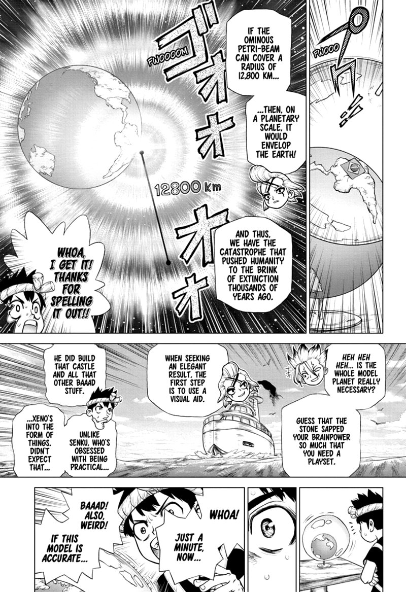 Dr. Stone Manga Chapter 171 page 7 - Staring at the Same Light