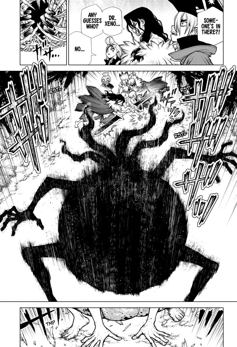 Dr. Stone Manga Chapter 172 page 11 - Marked with an X of Wisdom