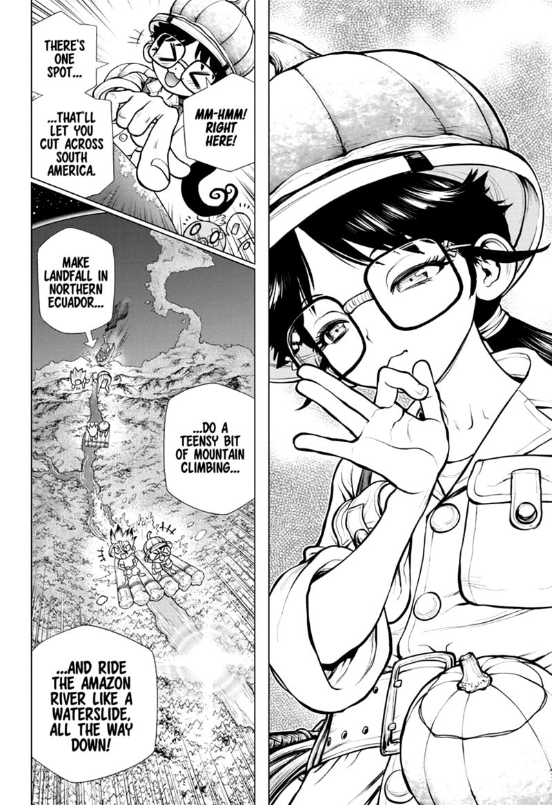 Dr. Stone Manga Chapter 172 page 18 - Marked with an X of Wisdom