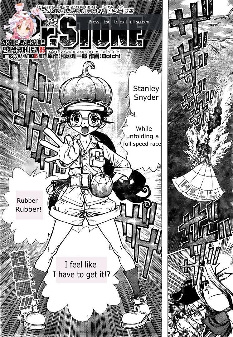 Dr. Stone Manga Chapter 174 page 1 - The Specter of the Panama Canal